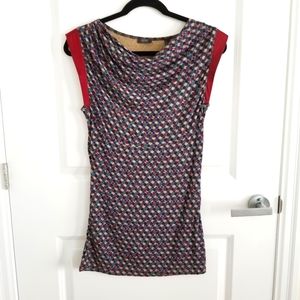 Esprit | Abstract dotted print sleeveless top (S)